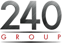 240 Group website design logo